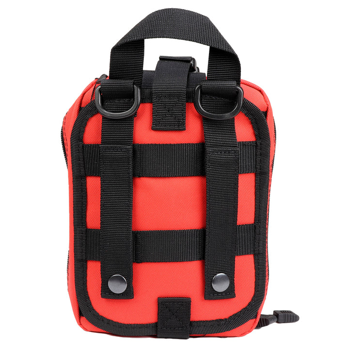 Individual Bleeding Control Kit in red Molle bag design, ideal for emergency bleeding control.
