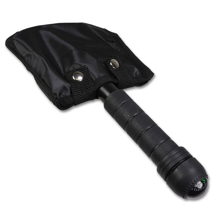 Multifunction shovel with sheathe. 