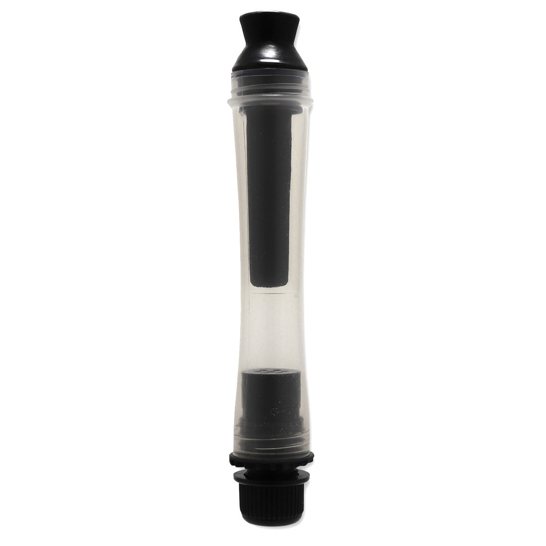 Water purification straw with 100 gallon filter life