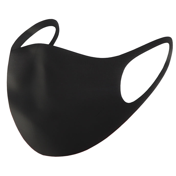 Reusable PE dust mask in black, designed for comfort and breathability, ideal for filtering dust and allergens.