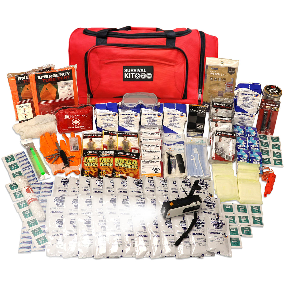 3 person 7 day completely prepared Quake kit video #kit-3-7