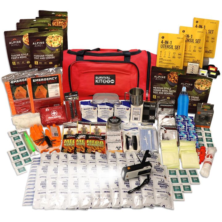 3 person 3 day extensively prepared Quake Kit video #kit-3-3