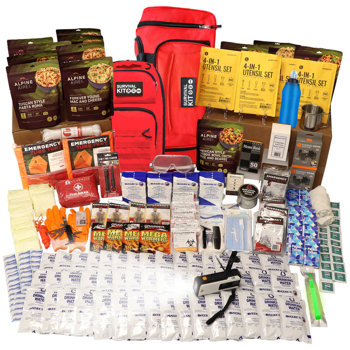 4 person 3 day emergency survival kit extensively prepared kit by Quake Kits #kit-4-3